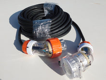 Load image into Gallery viewer, 20AMP 5 PIN EXTENSION LEAD 3 PHASE 15M Angled plug & Socket