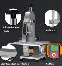 Load image into Gallery viewer, COMMERCIAL MEAT BONE BAND SAW 1500W