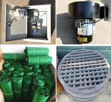 Load image into Gallery viewer, Hot air cenral heating solid fuel furnce... for poultry, greenhouse...