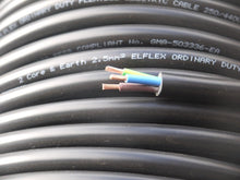 Load image into Gallery viewer, FLEXIBLE 3G CABLE (2 CORE &amp; EARTH) 2.5MM PVC- BY THE METER

