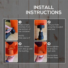Load image into Gallery viewer, CHICKEN POULTRY AUTOMATIC FEEDER 1-6 PORTS