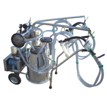 Load image into Gallery viewer, PROFESSIONAL PORTABLE ELECTRIC MILKING MACHINE- Double bucket
