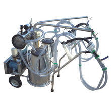 Load image into Gallery viewer, PROFESSIONAL PORTABLE ELECTRIC MILKING MACHINE- Double bucket