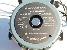 Load image into Gallery viewer, Circulating hot water pump GRANDFAR UP25-20-230 (1000W)
