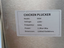 Load image into Gallery viewer, Combination PLUCKER + SCALDER 50CM/60CM POULTRY CHICKEN FEATHER
