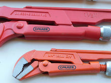 Load image into Gallery viewer, Swedish Type Heavy Duty Pipe plier Wrench Jaw 3/4" 1.5" 3" MADE IN INDIA

