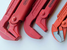 Load image into Gallery viewer, Swedish Type Heavy Duty Pipe plier Wrench Jaw 3/4" 1.5" 3" MADE IN INDIA

