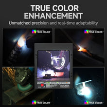 Load image into Gallery viewer, ANDELI Welding Helmet Mask Panoramic 180° 4 x LED light Automatic darkening CYBERPUNK
