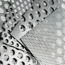 Load image into Gallery viewer, 304 STAINLESS STEEL PERFORATED MESH SHEETS 1M X 2M (OR CUT TO SIZE)
